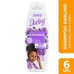 Shampoo Darling Ceramidas 350ml - Embalagem com 6 Unidades