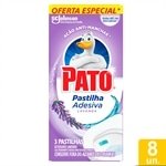 Pastilha Adesiva Pato Lavanda 20% Desconto Display 8 Embalagens com 3 Unidades