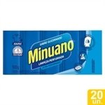 Sabão em Barra Minuano Azul 180g - 20 Pacotes com 5 Unidades