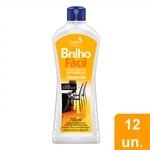 Cera Liquida Brilho Fácil Amarela 750ml - Embalagem c/ 12 Unidades