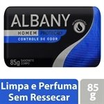 Sabonete Albany Homem Proteção Controle de Odor 85g Embalagem com 12 Unidades