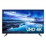 Smart TV LED 50" Samsung UN50AU7700GXZD 4K UHD HDR Cristal com Wi-Fi, 1 USB, 3 HDMI, Alexa Built In,Tela sem Limites