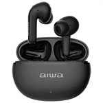 Fone de Ouvido Aiwa Earbud AWSEB01B | Bluetooth, Cancelamento de Ruído, Preto