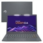 Notebook Positivo Vision C4128A-14 | Tela 14.1", Intel Celeron, 128GB, 4GB RAM, Windows 11, Cinza
