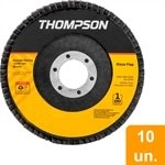 Disco Flap Thompson 4.1/2P G50 Embalagem com 10 Unidades