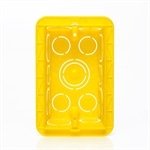 Caixa de Luz Embutir Legrand 4x2, Amarela - Embalagem com 32 Unidades