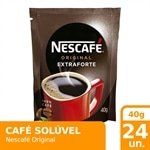 Café Solúvel Nescafé Original Extra Forte Sachê 40g - Embalagem com 24 Unidades