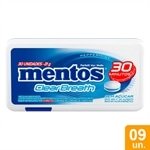Pastilha Mentos Clear Breath Peppermint 21g - Embalagem com 9 Unidades