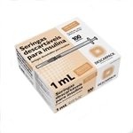 Seringa Descarpack Insulina 1ml com Agulha 13x4,5mm - Embalagem com 100 unidades