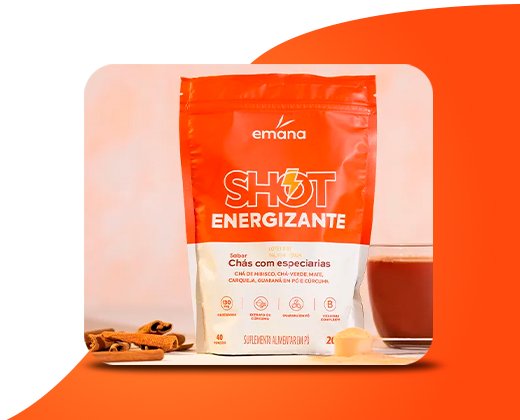 Shot Energizante Emana Suplemento Alimentar Especiarias e Híbisco 200g