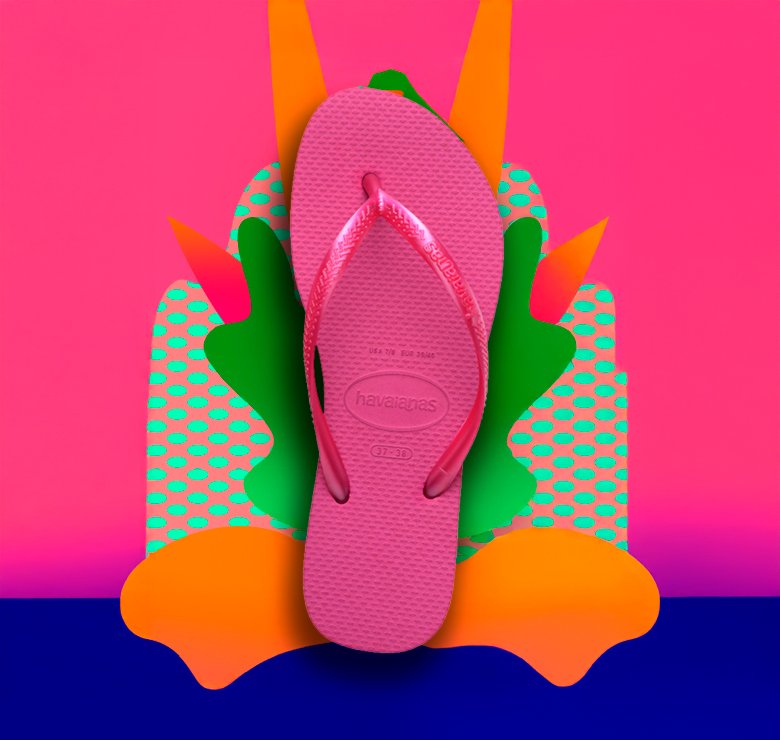 Havaianas Slim Rosa Gum/Rosa Metálico 35/6 | Martins Atacado