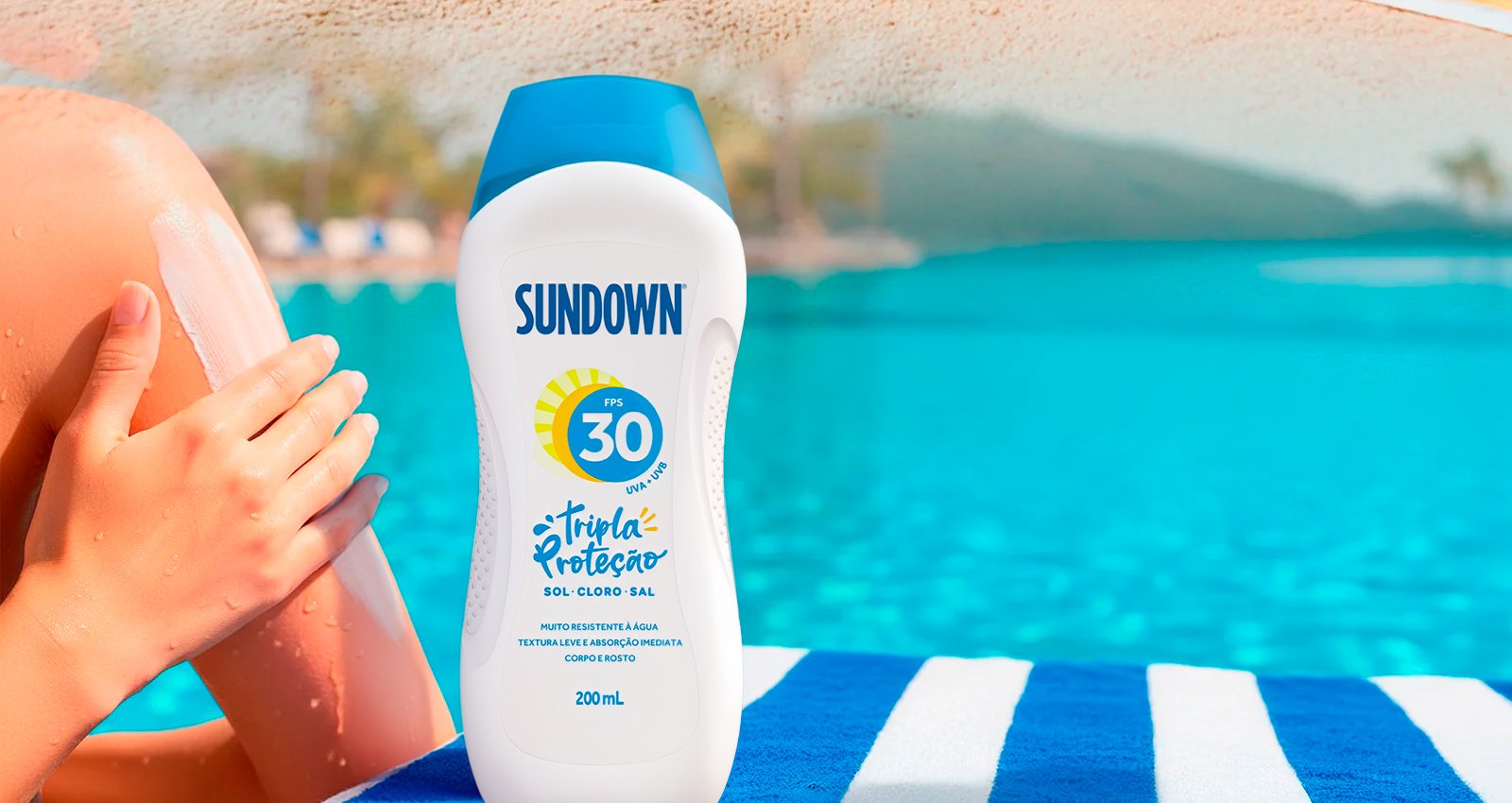 Protetor Solar Sundown Praia e Piscina FPS30 200ml