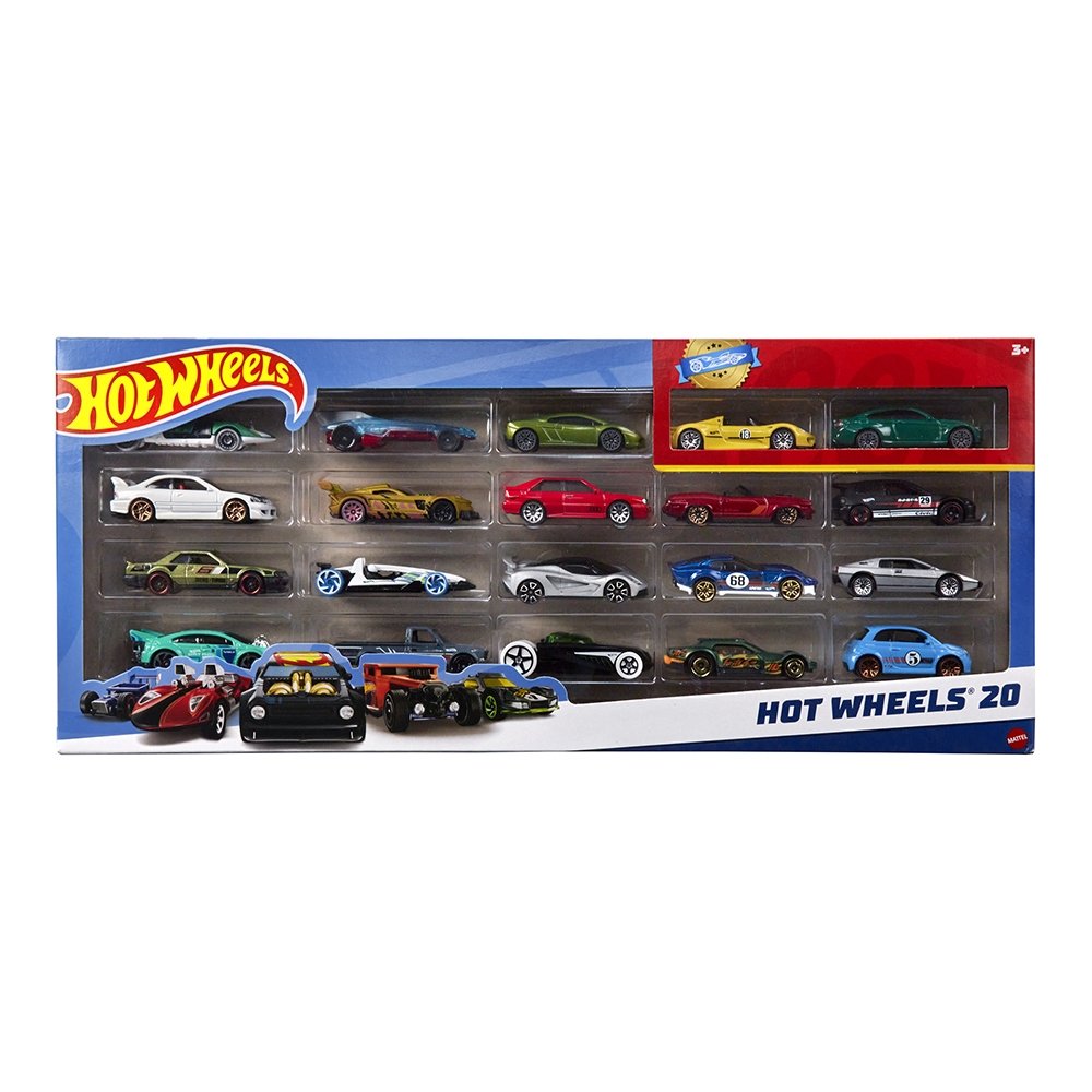 Carrinho Hot Wheels H7045 - Embalagem com 20 Unidades (SORTIDOS)