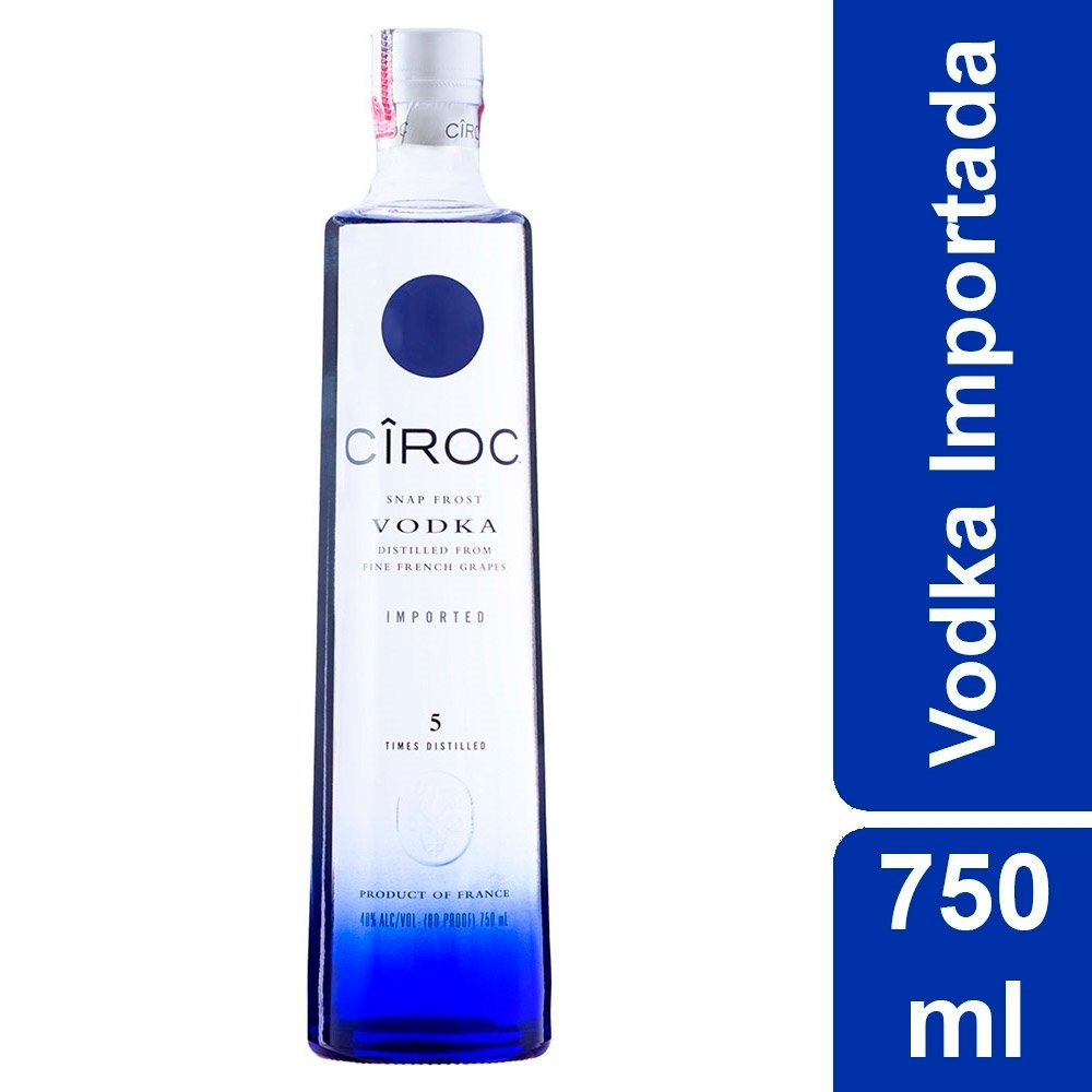Vodka Cîroc 750ml - Meu Gole Bebidas, A Sua Loja de Bebidas