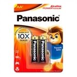 Pilha Panasonic LR6XAB/2B Alcalina Pequena 2x1