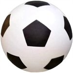 Bola De Vinil 22Cm Pingo Dente De Leite Futebol Infantil - Branco