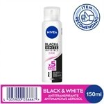 Desodorante Nivea Aerosol Feminino Invisible Black White Clear 150ml
