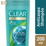 Shampoo Clear Anticaspa Detox Diario Women 200ml