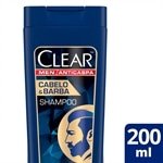 Shampoo Clear Men Anti-Caspa Cabelo e Barba 200ml