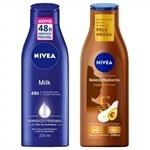 Desodorante Hidratante Nivea Milk + Desodorante Hidratante Nivea Beleza Radiante Cuidado Intenso 200ml