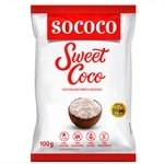 Coco Sococo Ralado Úmido e Adoçado 100g Embalagem com 24 Unidades