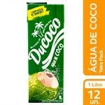 Água de Coco 1L Ducoco Tetra Pack - Embalagem com 12 Unidades