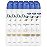 Desodorantes Dove Aerosol Women Original 150ml  - Kit com 6 Unidades