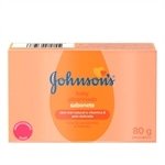 Sabonete Johnson &amp; Johnson Baby Glicerinado com Mel e Vitamina E 80g - Embalagem com 6 Unidades
