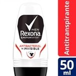 Desodorante Rexona Roll On Men Antibacterial Invisible 50ml
