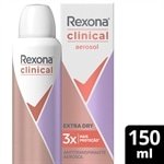 Desodorante Rexona Aerossol Women Clinical Extra Dry 150ml