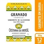 Sabonete Granado Glicerina Castanha 90g Embalagem c/ 12 Unidades