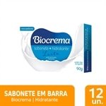 Sabonete em Barra Biocrema Hidratante 90g Embalagem com 12 Unidades