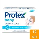 Sabonete Protex Baby Proteção Delicada 85g -Embalagem com 12 Unidades
