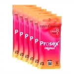 Preservativo Prosex Original 6 Embalagens com 8 Unidades