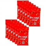 Preservativo Prosex Morango 12 Embalagens com 3 Unidades