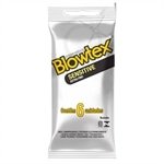 Preservativo Blowtex Lubrificado Sensitive - 1 Embalagem com 6 Unidades