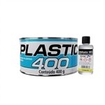 Massa Adesiva Plástica Plastic 400 Maxi Rubber 400g