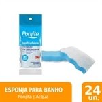 Esponja para Banho Ponjita Acqua Embalagem com 24 Unidades