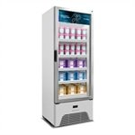 Freezer Vertical Metalfrio 581 Litros VF50AH | Frost Free, Porta de Vidro, Branco