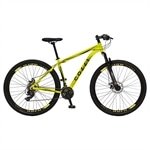 Bicicleta Adulto Colli Atalanta Aro 29, 21 velocidades, Alumínio,  Tamanho Quadro 17, Freio a Disco, Amarelo Neon