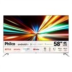Smart TV DLED 58" Philco PTV58G7PAGCSBL 4K UHD | com Wi-Fi, 2 USB, 4 HDMI, Dolby Audio, 60Hz