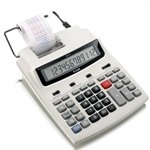 Calculadora Mesa Elgin MR6125 com Bobina Visor 12 Dígitos, Calendário, Impressão Bicolor, Bivolt
