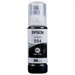 Garrafa de Tinta Epson EcoTank 554 T554120, Preto Pigmentada para Impressora L8180