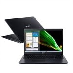 Notebook Acer Aspire 3, Tela de 15.6", Intel Celeron, SSD 128GB, 4GB RAM, Windows 11, Preto