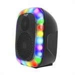 Caixa Amplificada Bright C13 Color Boom, Bluetooth, Show de Luzes, Preto