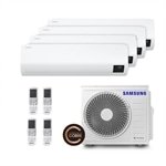 Ar Condicionado Multi Quadri Split Inverter Samsung 3x9000 + 1x12000 Btus Quente/Frio 220V