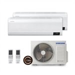 Ar Condicionado Multi Bi Split Inverter Windfree Samsung 1x9000 + 1x12000 Btus Quente/Frio