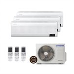 Ar Condicionado Multi Tri Split Inverter Windfree Samsung 1x9000 + 2x12000 Btus Quente/Fri
