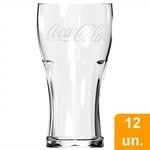 Copo Coca-Cola Nadir Contour Transparente 470ml - Embalagem com 12 Unidades
