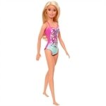 Boneca Barbie Moda Praia Maiô Rosa Florido GHH38 Sortido